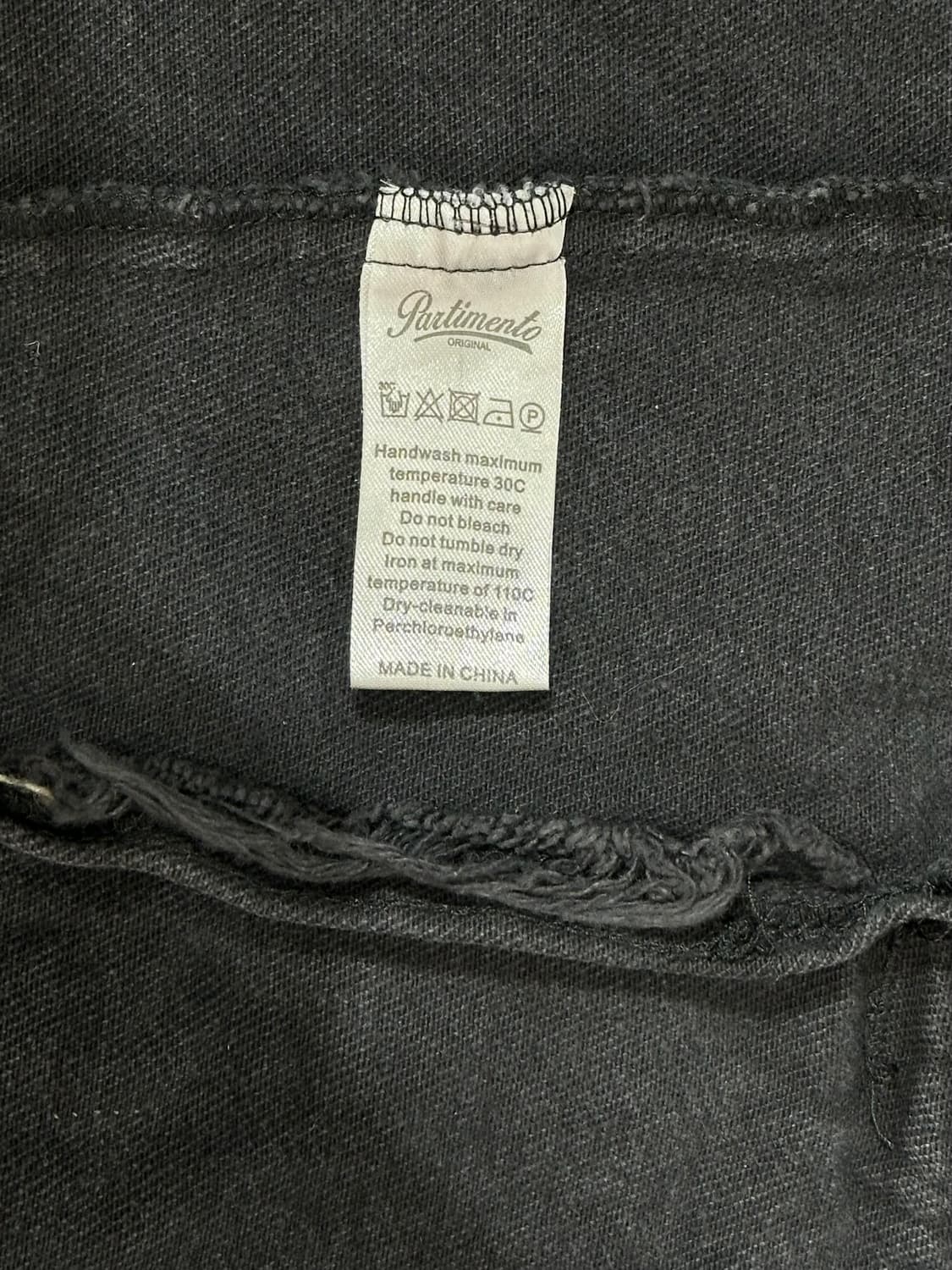 빈티지 워싱 흑청 데님 트러커 블루종 자켓 잠바 M 상품이미지7