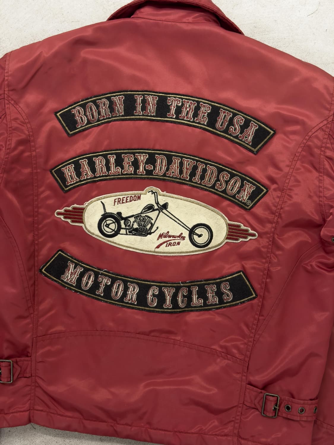 할리데이비슨 나일론 바이커 자켓 상품이미지3