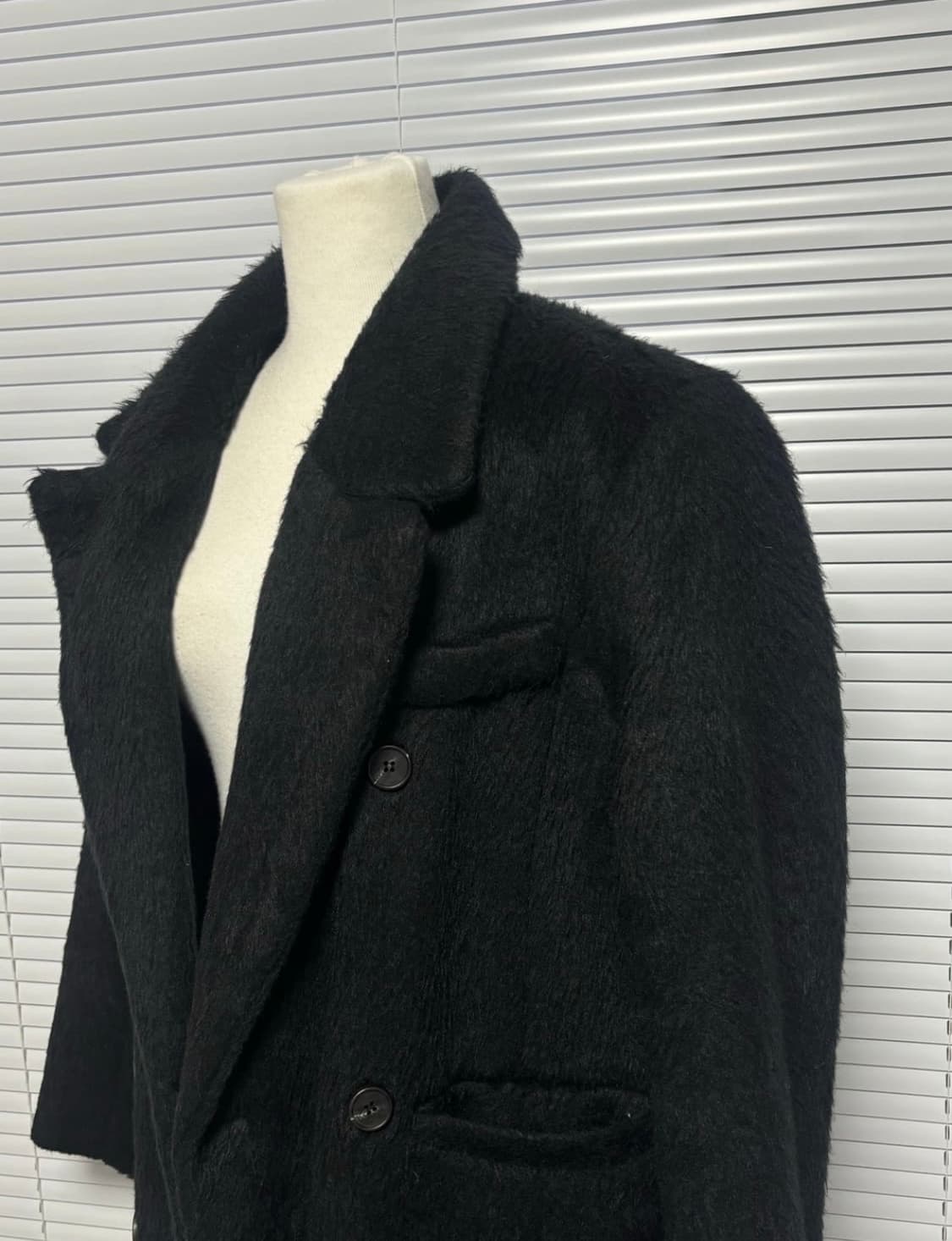 모헤어 더블 롱코트 상품이미지7