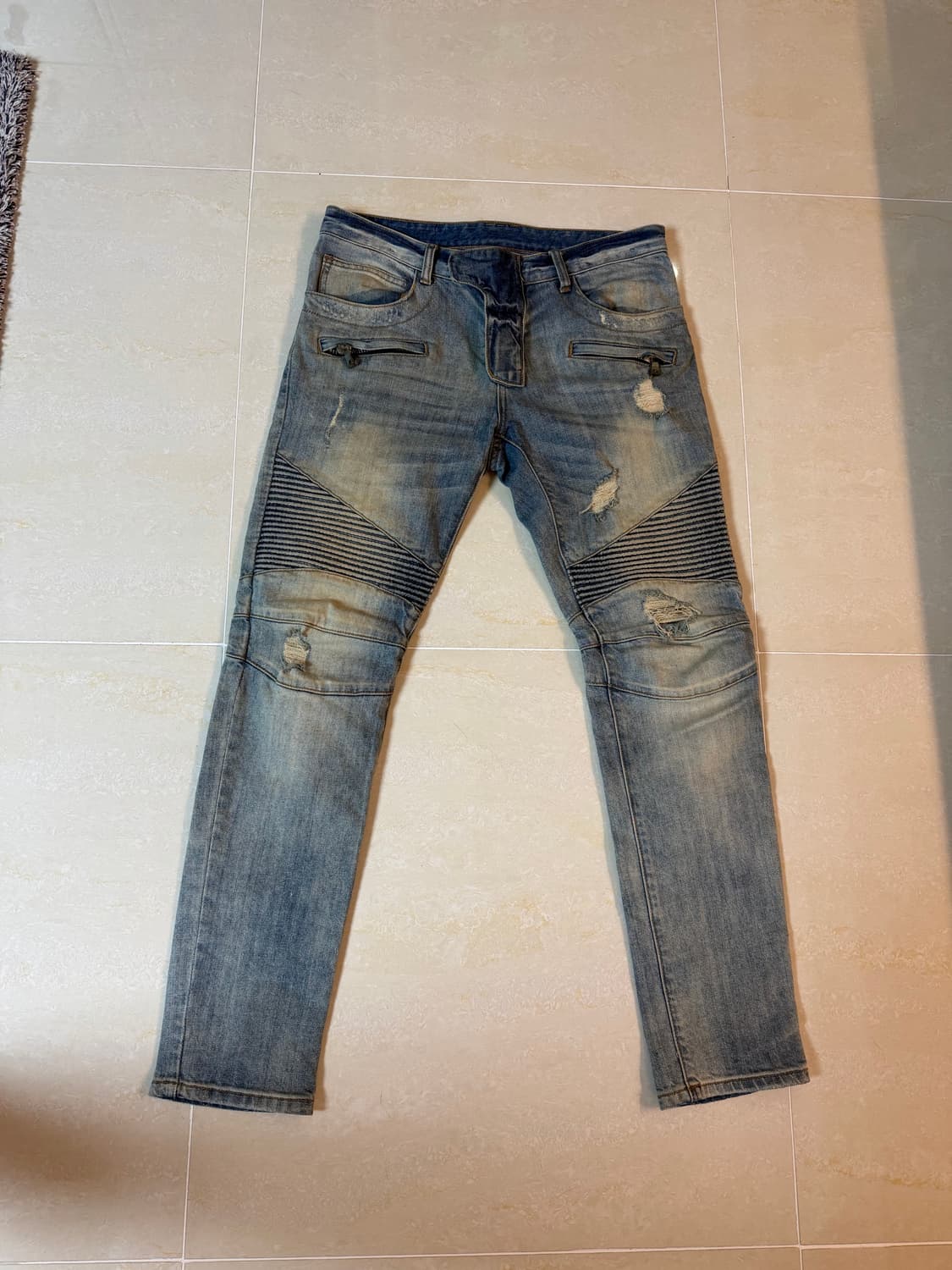 32 발망 바이커진 청바지 상품이미지1