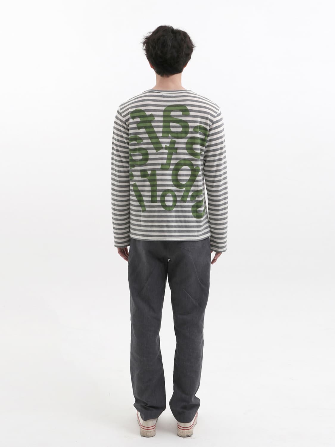 사파리스팟 스트라이프 보더티셔츠 1사이즈 상품이미지3