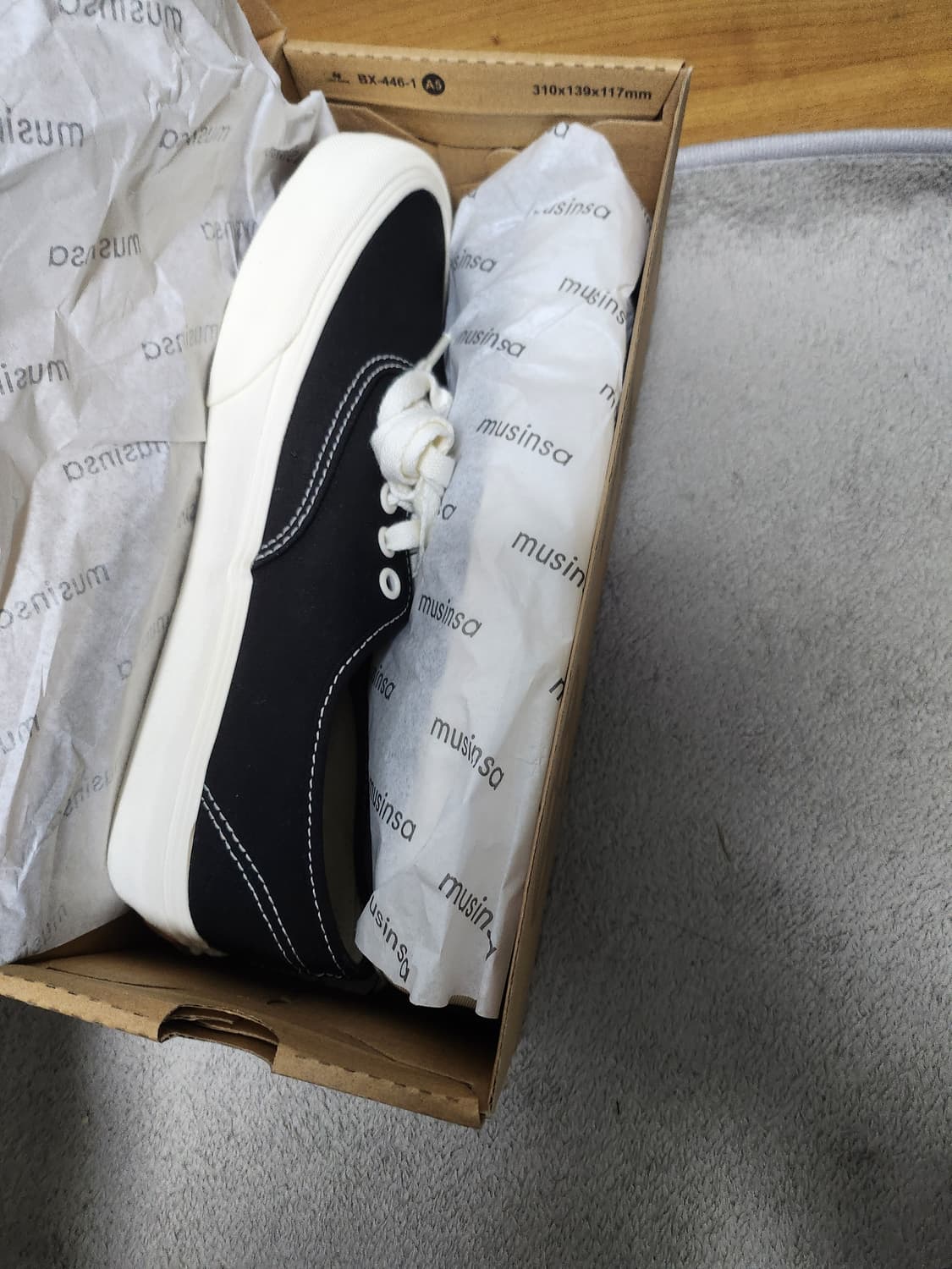 반스 어센틱 블랙,마쉬멜로우 270 판매 상품이미지1