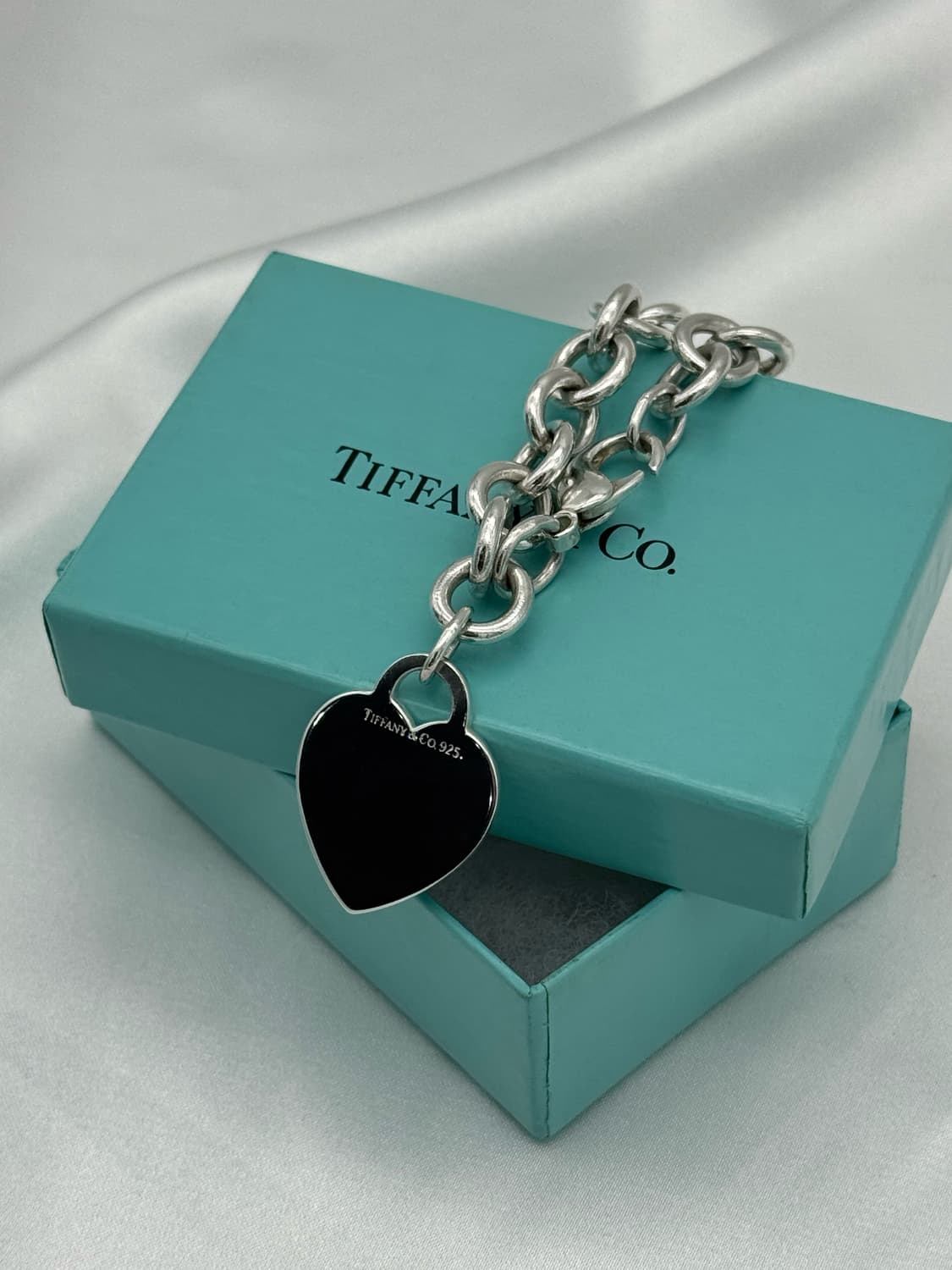 티파니앤코 하트 태그 팔찌 상품이미지2