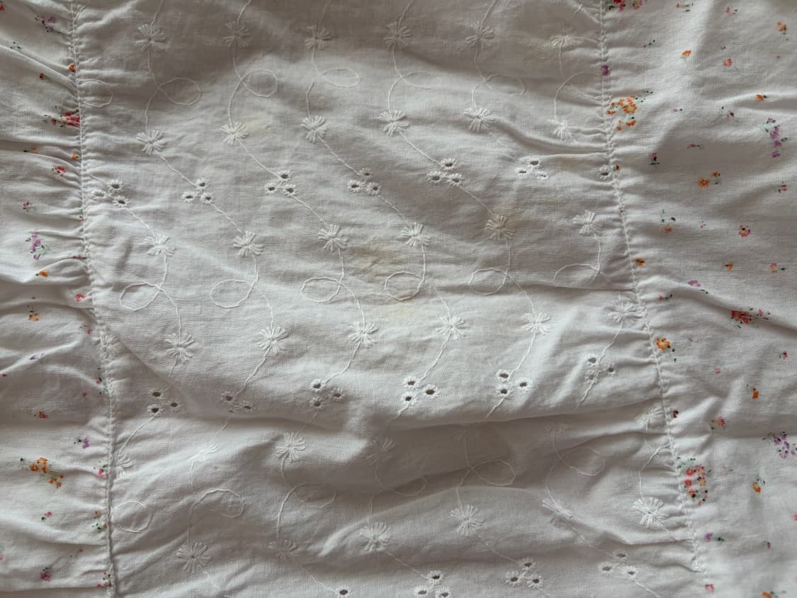 빈티지 패치워크 캉캉 블라우스 튜닉 모리걸 상품이미지9