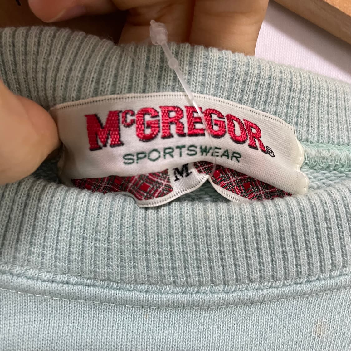 맥그리거 빈티지 민트 맨투맨 긴팔 M 상품이미지3