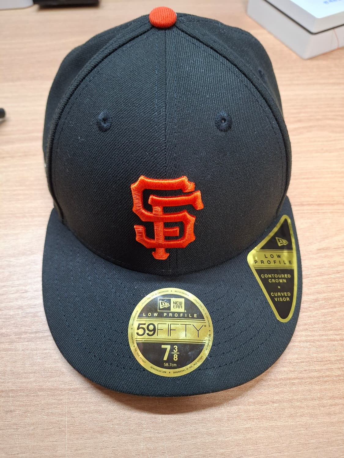 뉴에라 59FIFTY 검정색 모자 7 3/8 상품이미지1