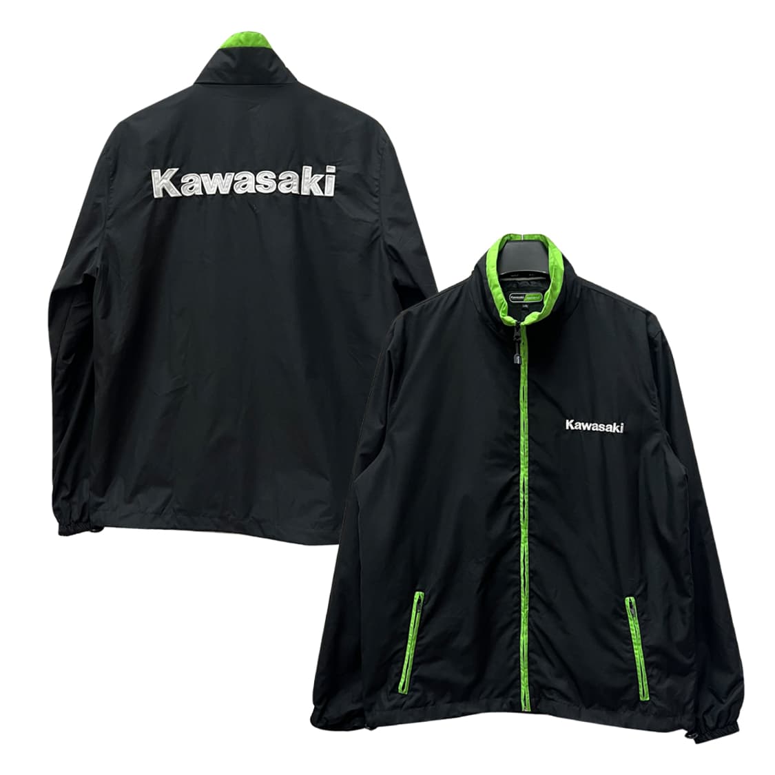 가와사키 백로고 바람막이 라이더 자켓 L~XL 상품이미지1
