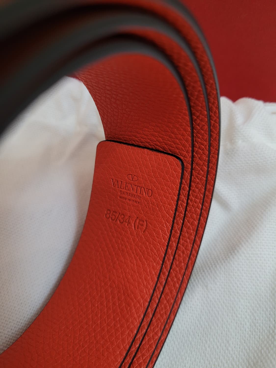 (미사용,새상품) 발렌티노 리버시블 금장 벨트 상품이미지5