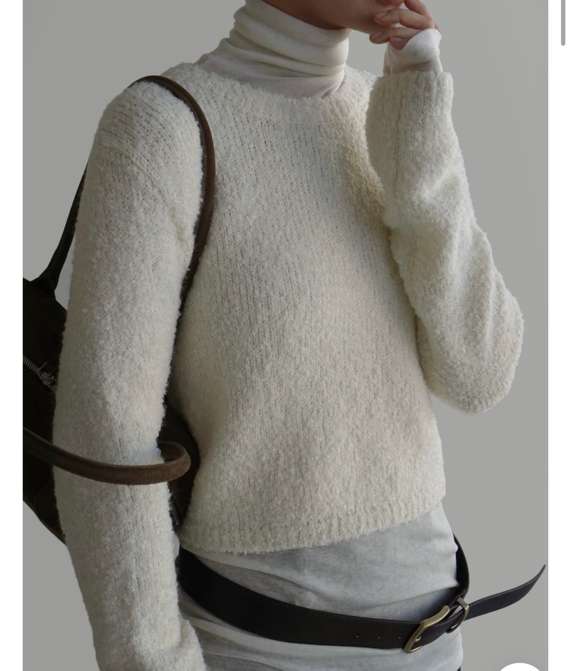 [by LAROOM] 알파카부클니트 상품이미지1