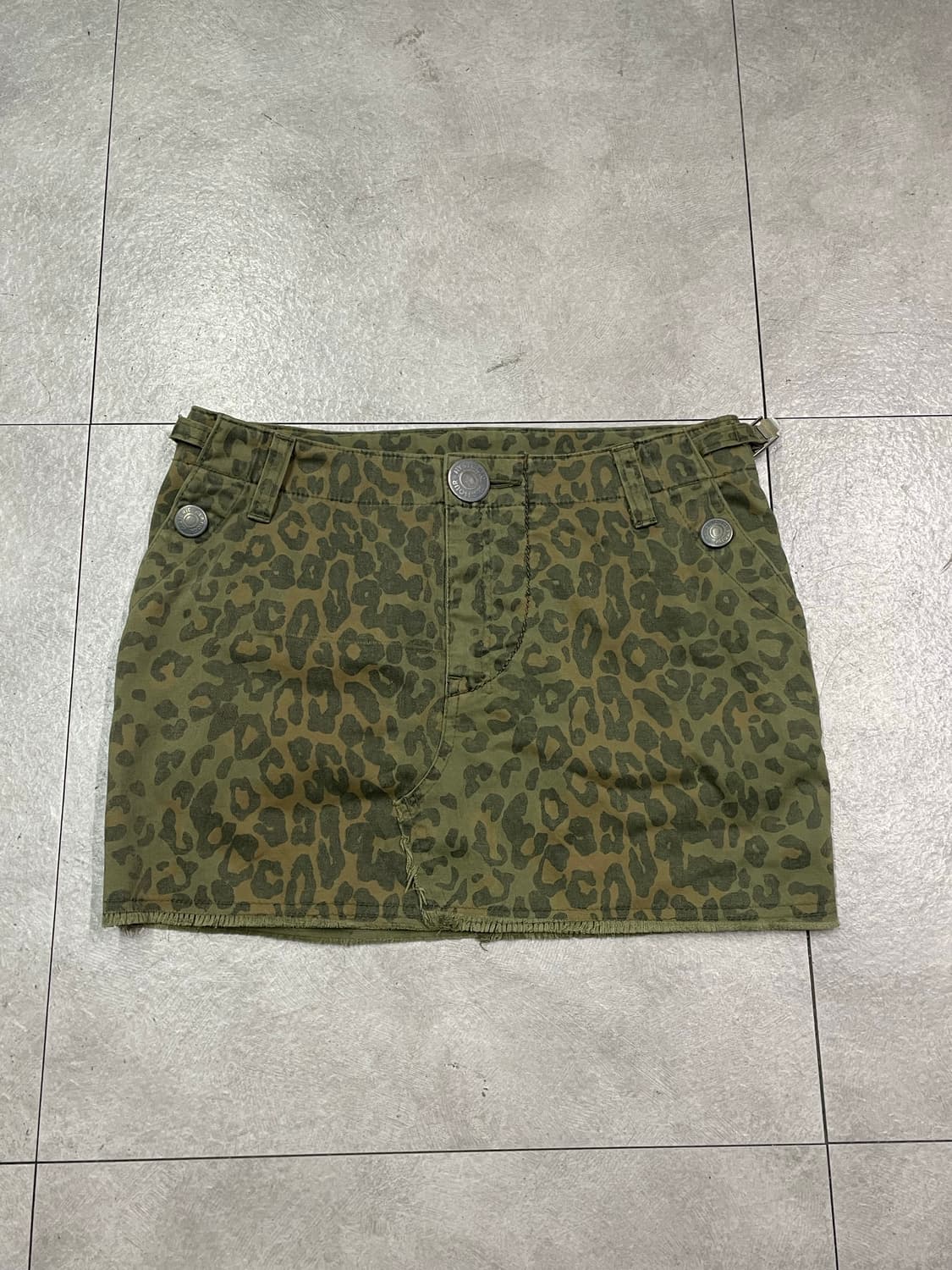 히스테릭 글래머 레오파드 갸루 미니 스커트 상품이미지4