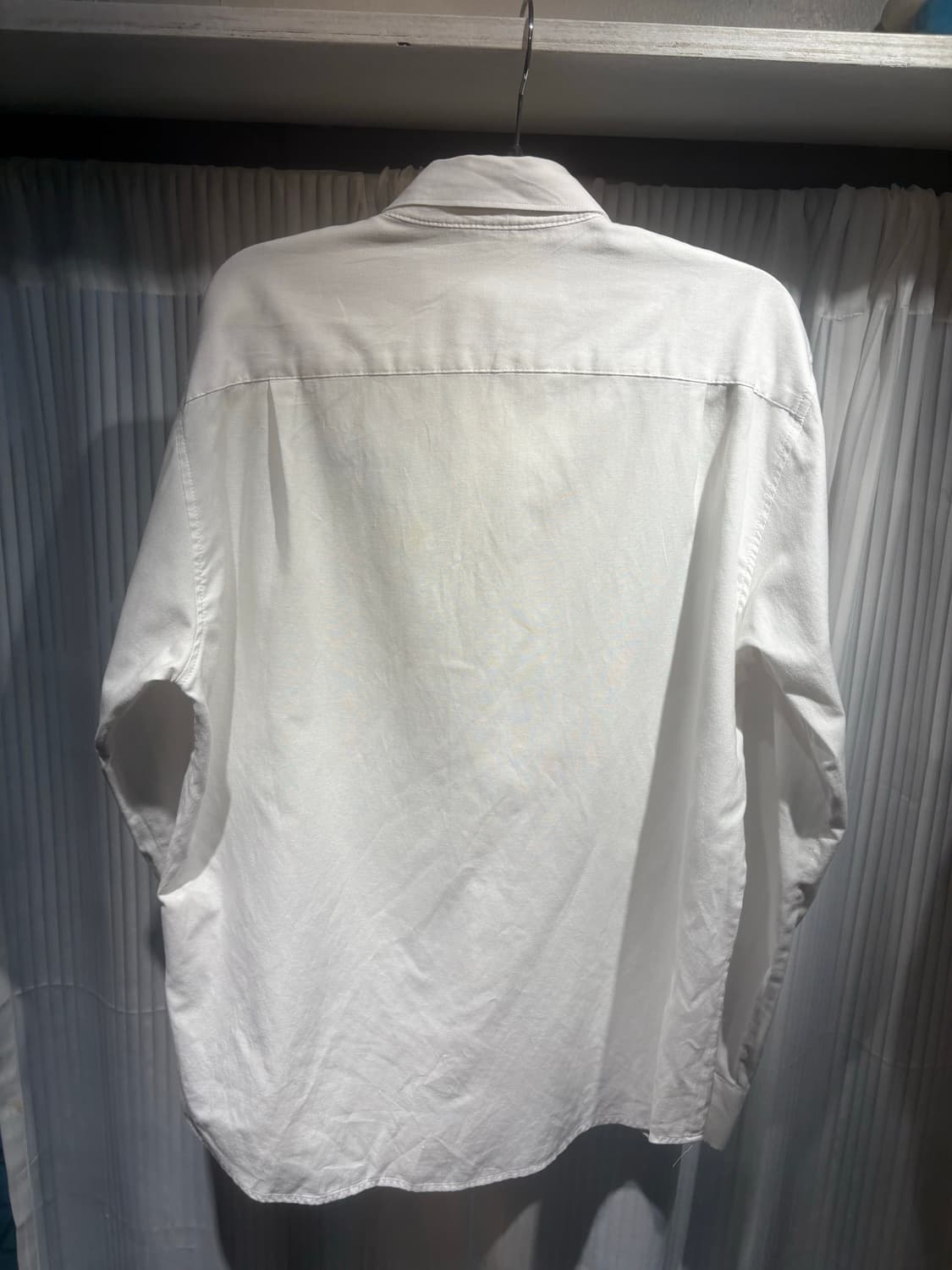 꼼데가르송 블랙와펜 화이트 셔츠 L 상품이미지2