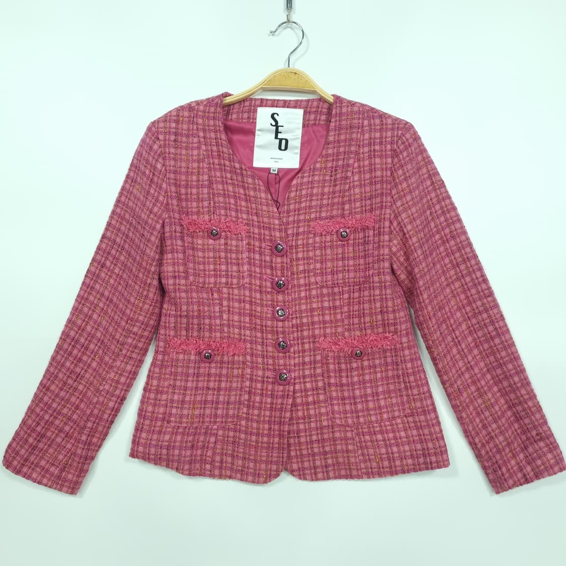 SEOOOCOOKIE 서쿠키 라펠리스 트위드 자켓 상품이미지1