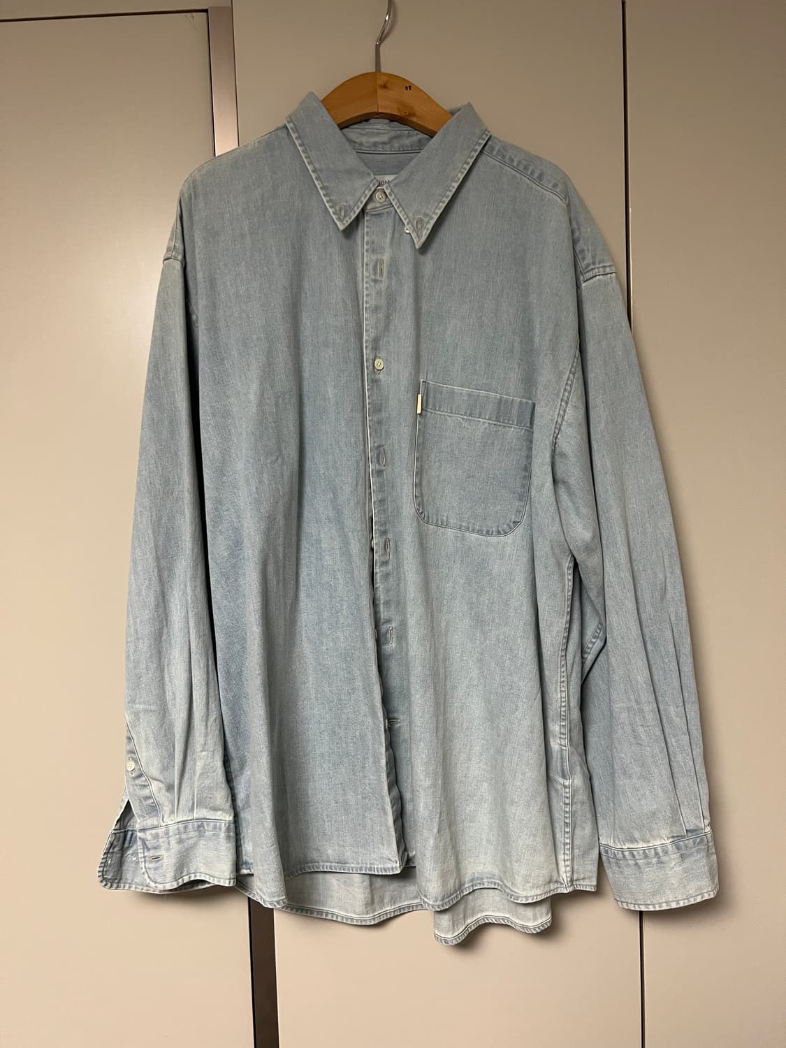 토마스모어 연청셔츠 m사이즈(100) 새상품 상품이미지1