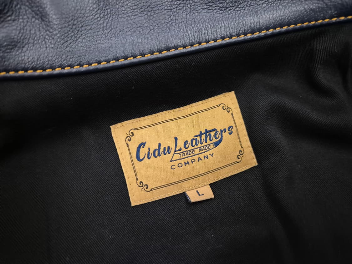 Cidu 레더 자켓 상품이미지8