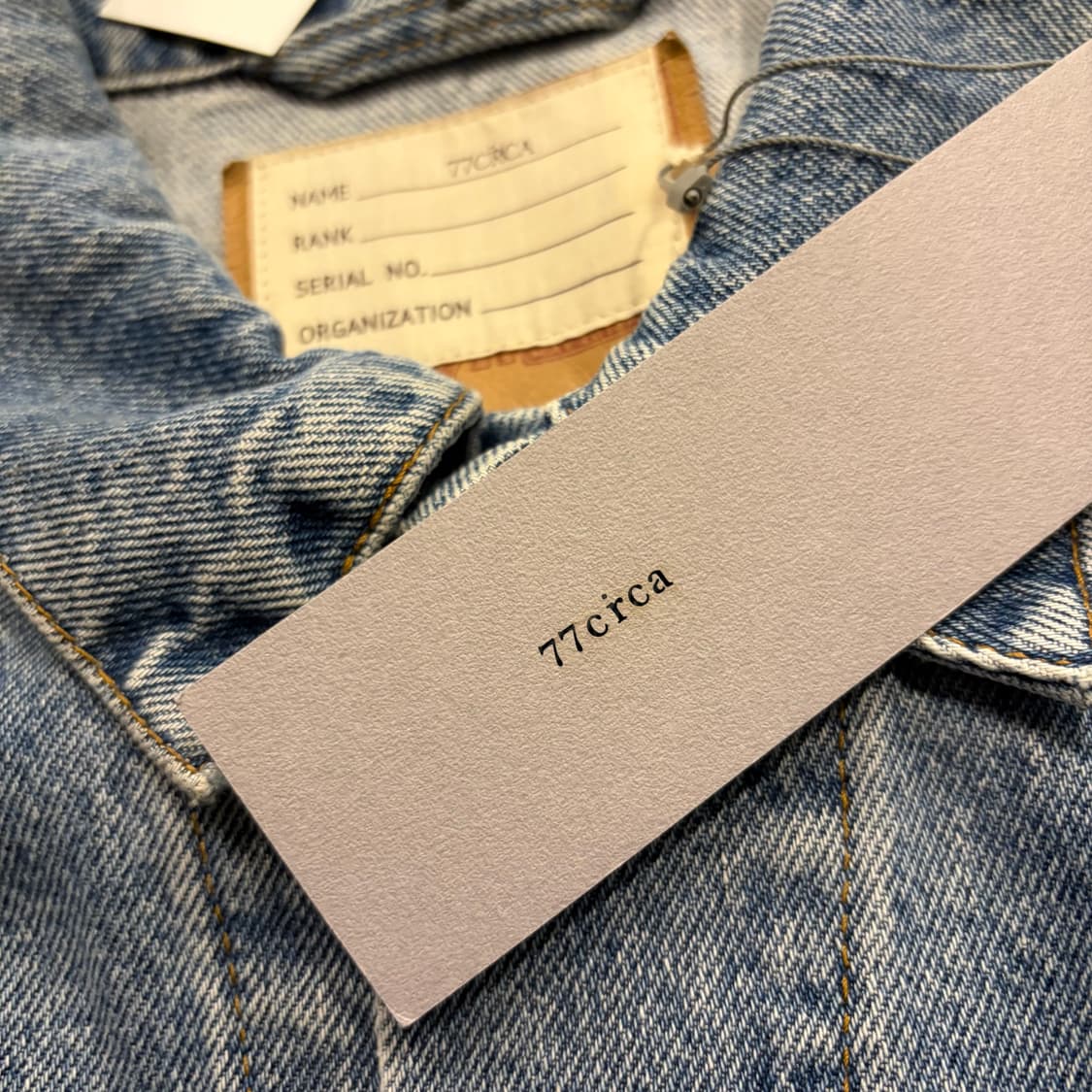 [L] 나나서카 77circa 데님 베스트 자켓 D496 상품이미지4