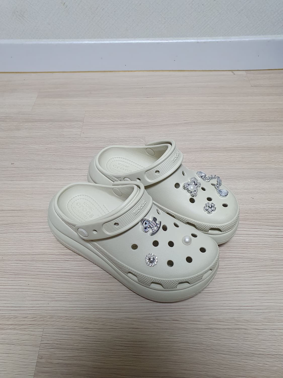 크록스 플랫폼 클로그 아이보리 230 상품이미지2