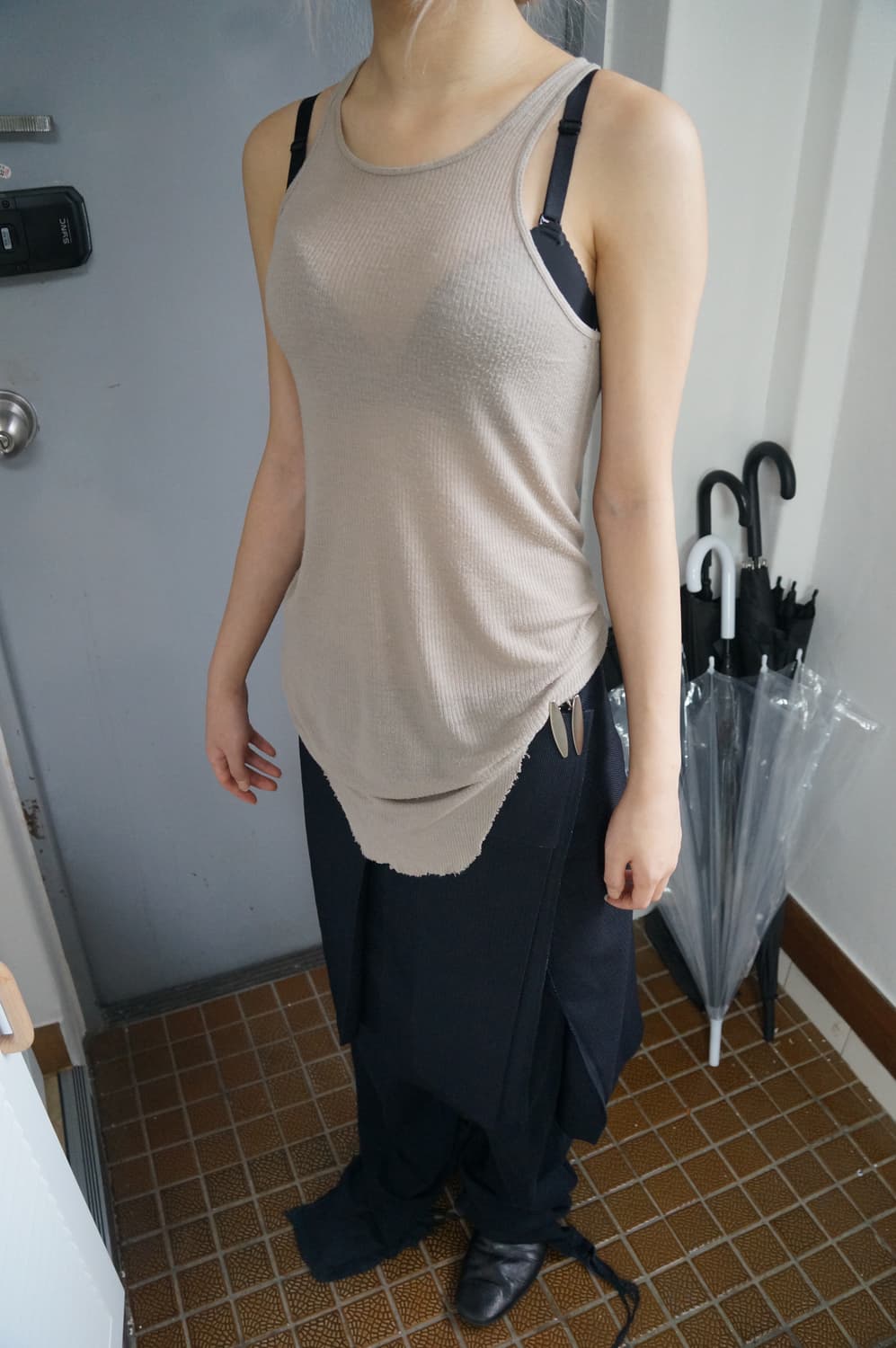 꼼데가르송 랩 스커트 상품이미지4