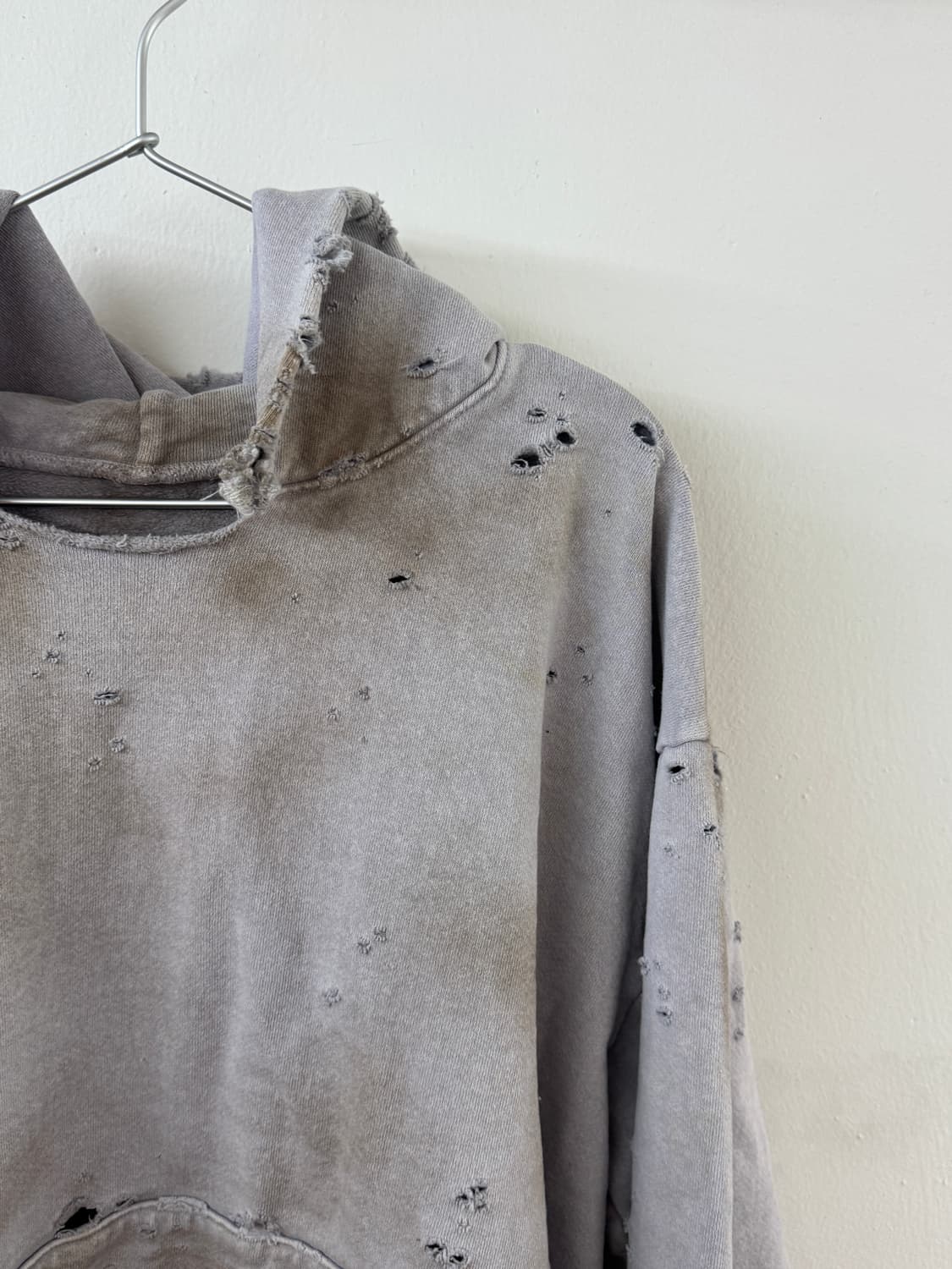 Didier wear destoryed dirty hoodie 상품이미지6