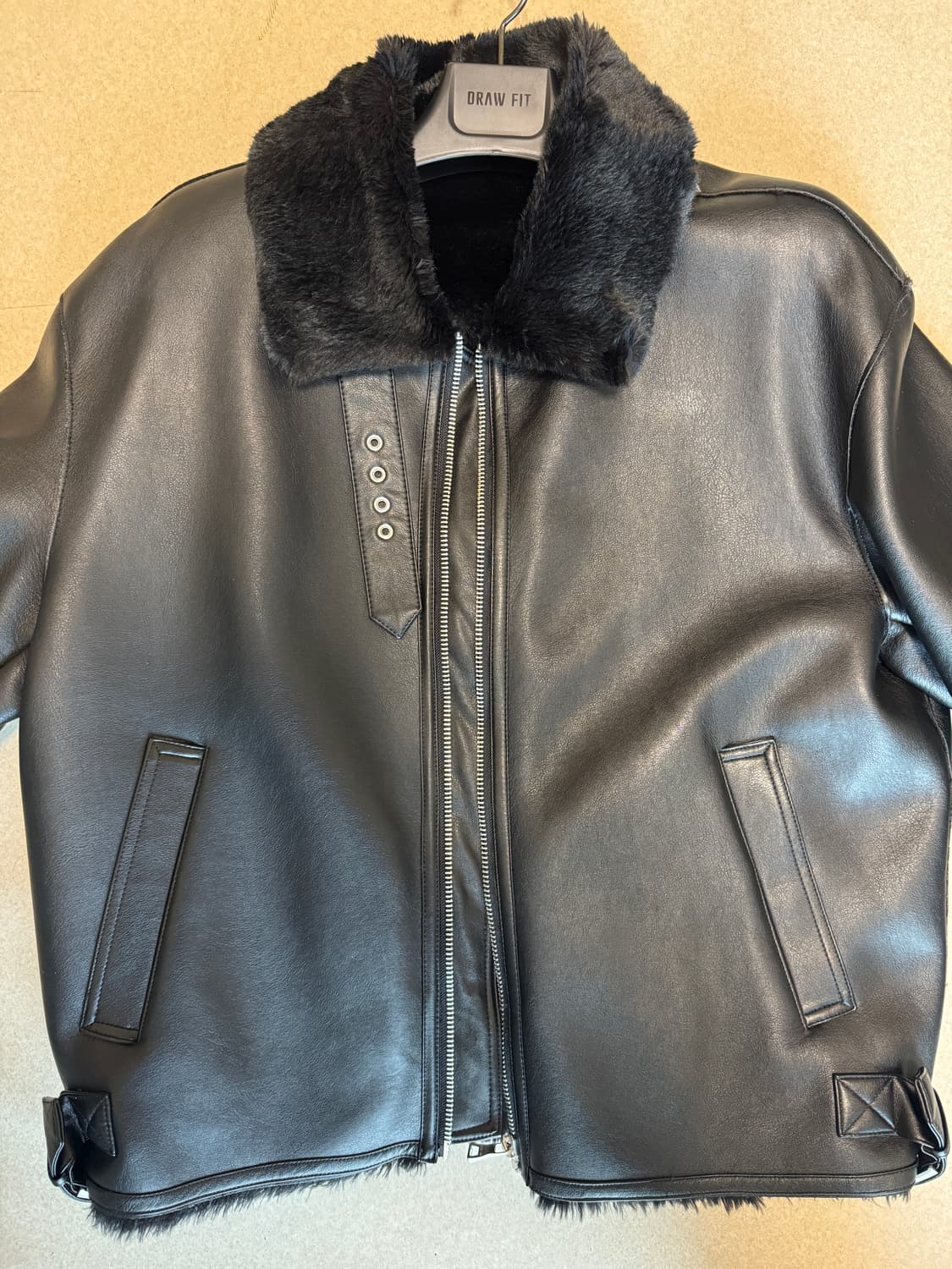 드로우핏 오버핏 무스탕 XL 상품이미지3