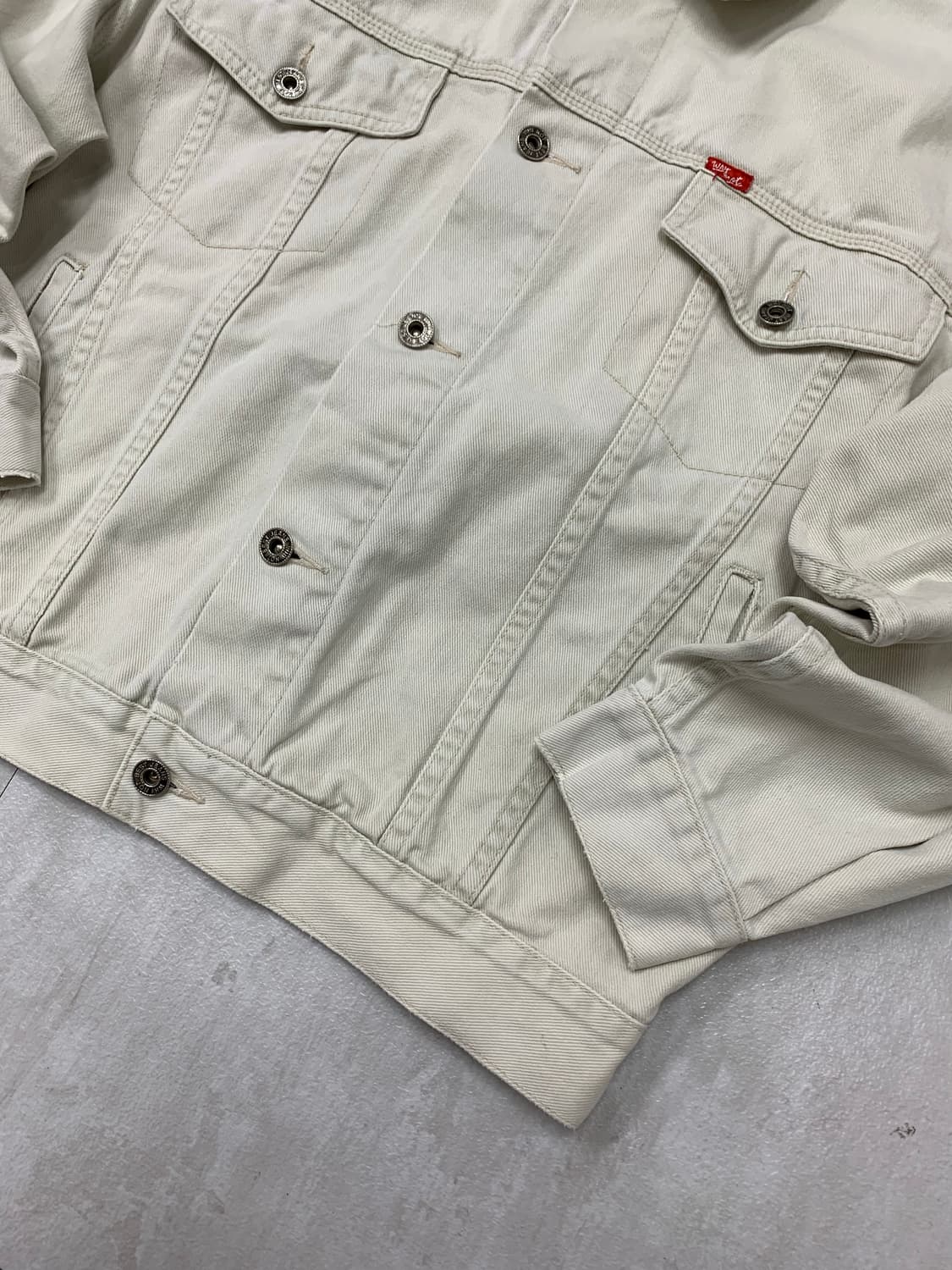 크림색 면자켓 #213 상품이미지3