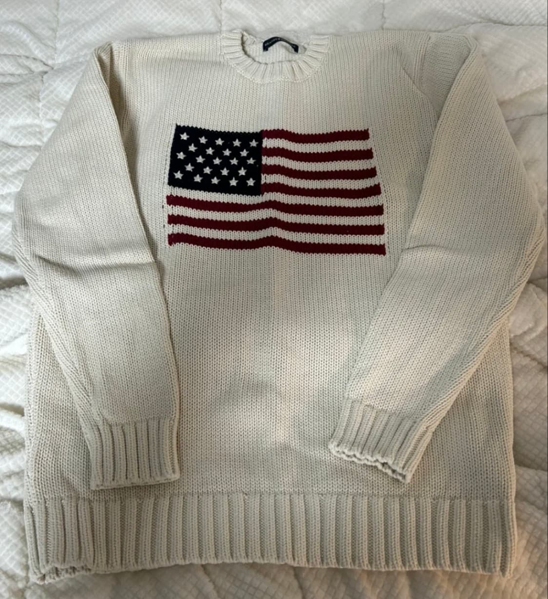 브랜디멜빌 성조기 니트 아이보리  상품이미지1