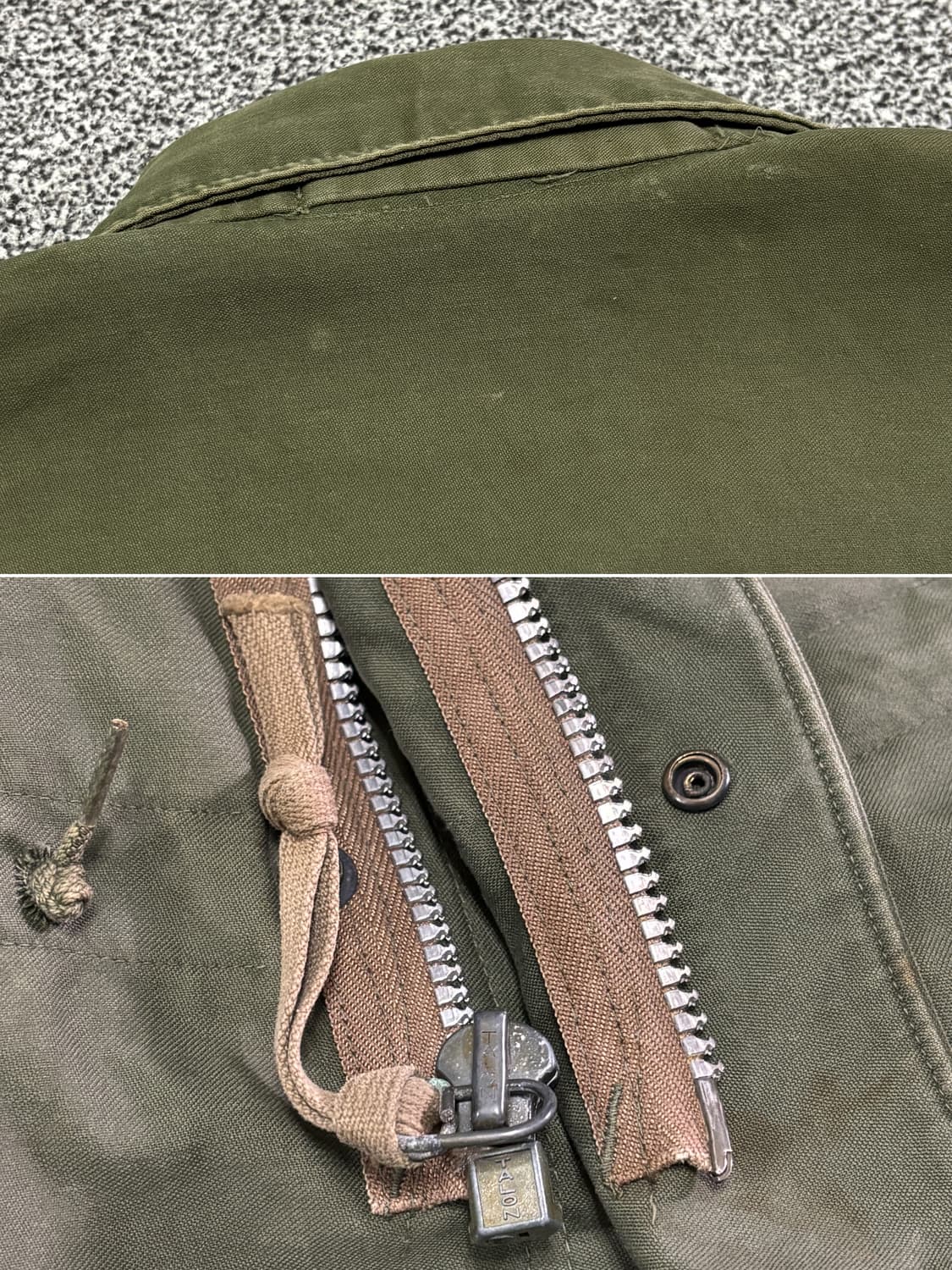 50s 오리지널 M51 필드자켓 초기형 M-R 상품이미지5