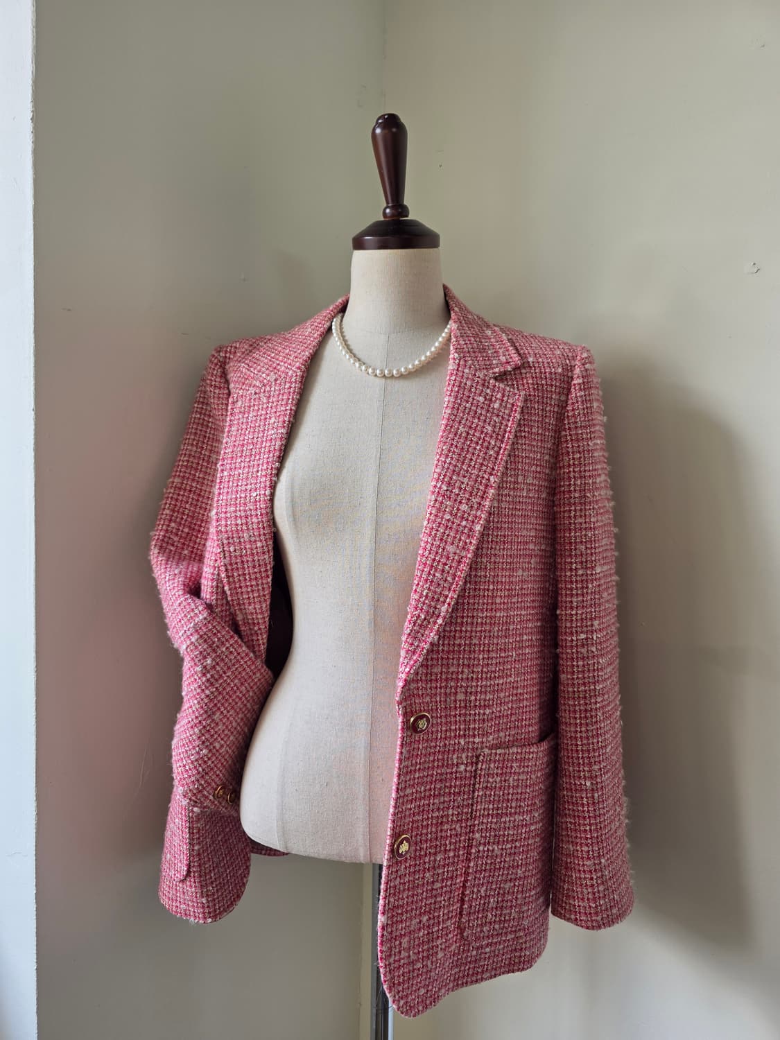 부클 트위드 자켓 상품이미지1