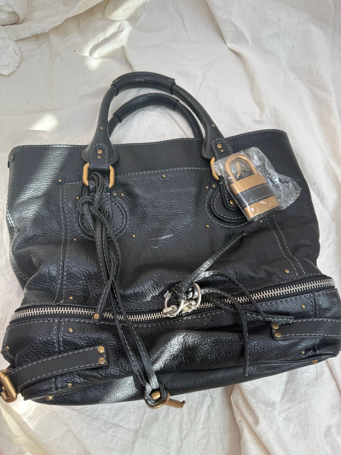 Chloe 패딩턴백 블랙  상품이미지5