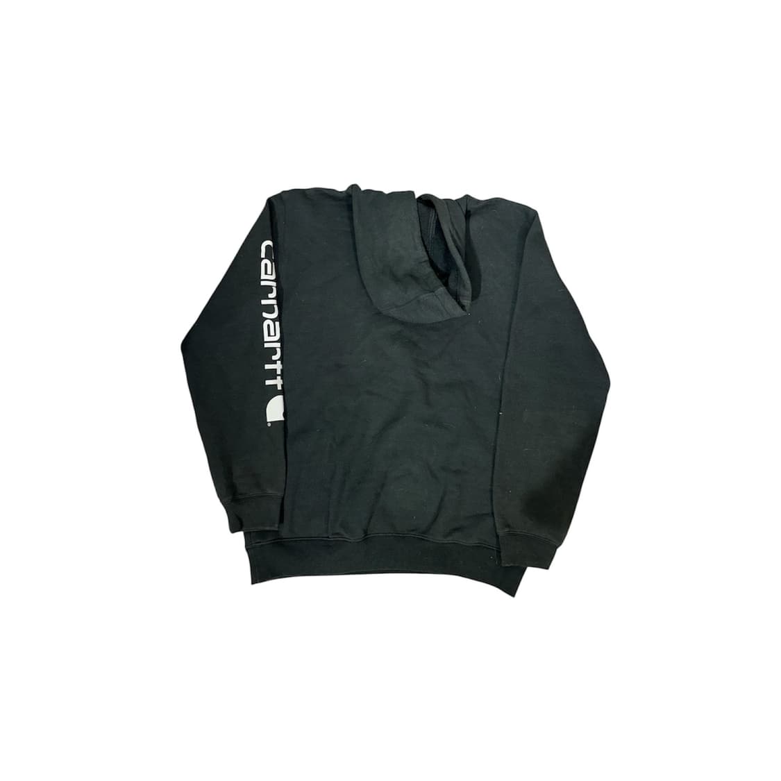 칼하트 블랙 오버핏 화이트 사이드 로고 후드티 M 상품이미지6