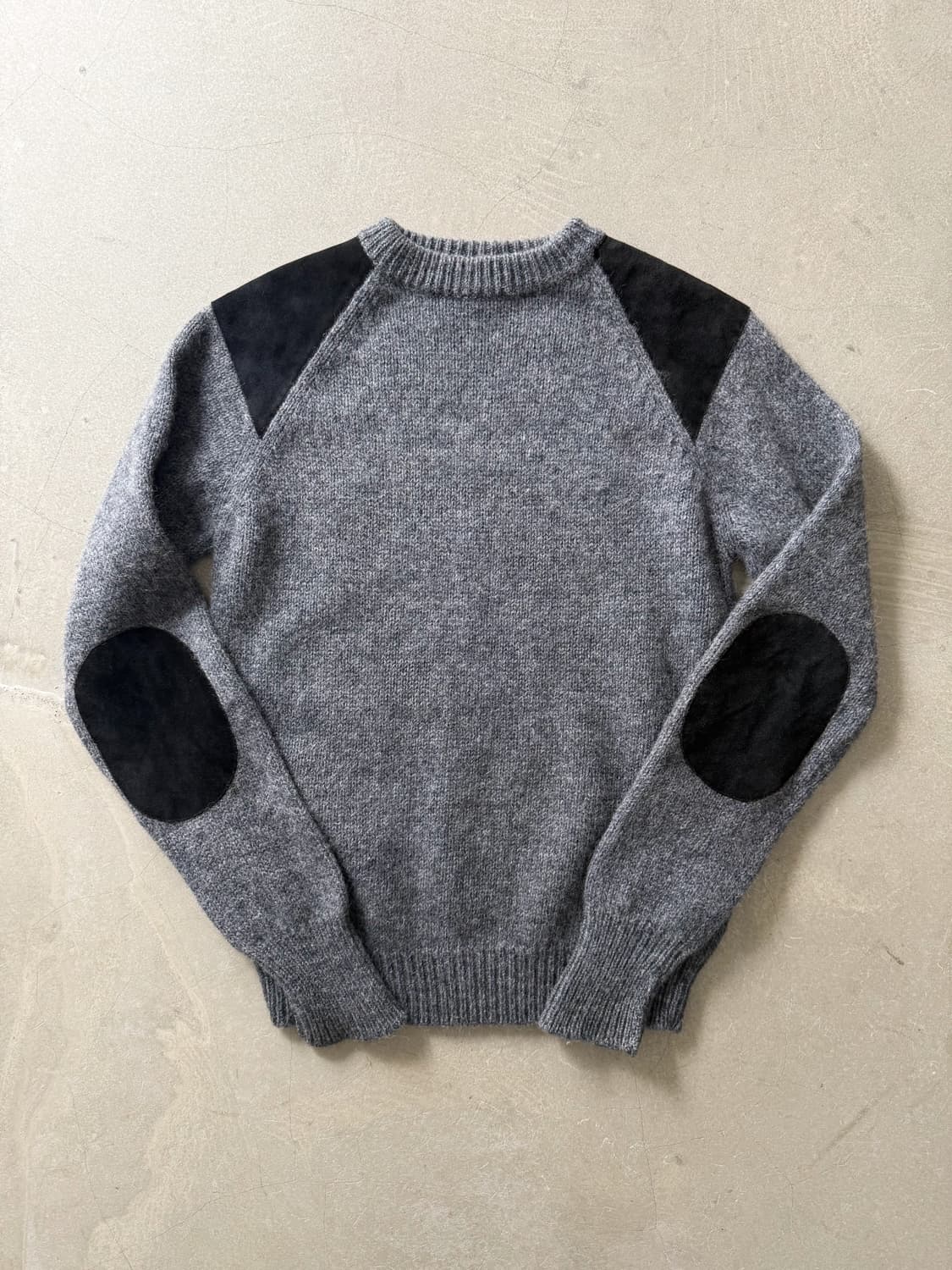 Beams Elbow Patch Wool Knit 상품이미지2