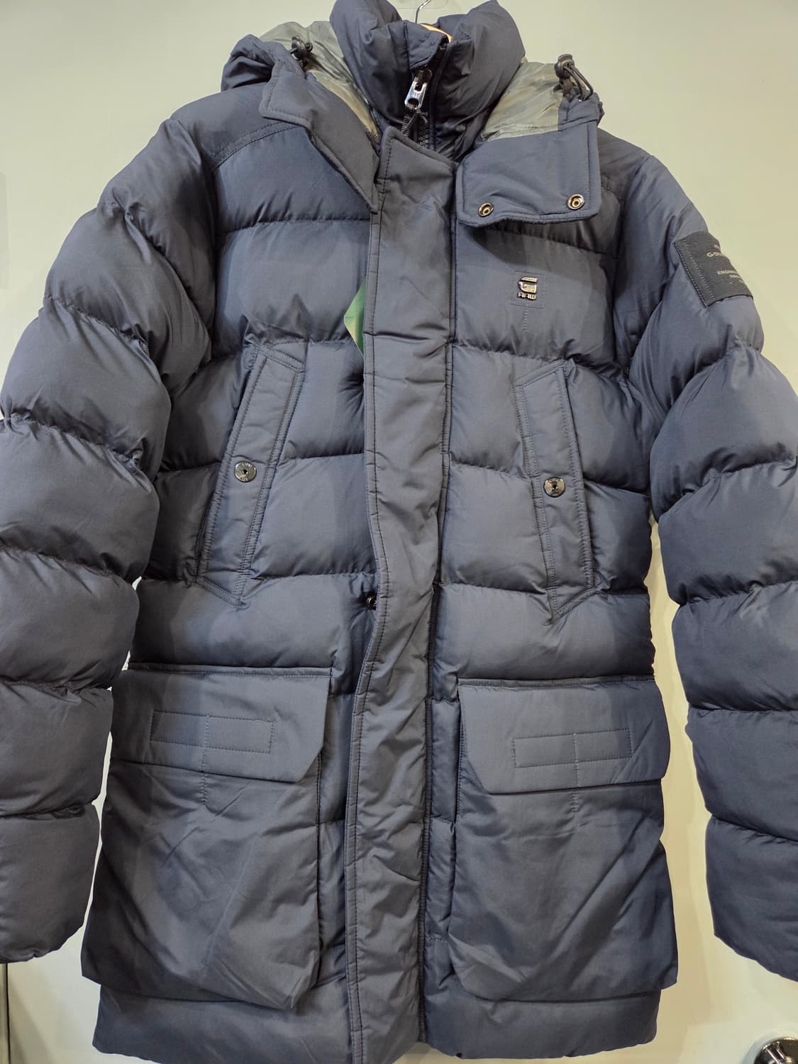 G-Star RAW 패딩 점퍼 네이비 상품이미지1