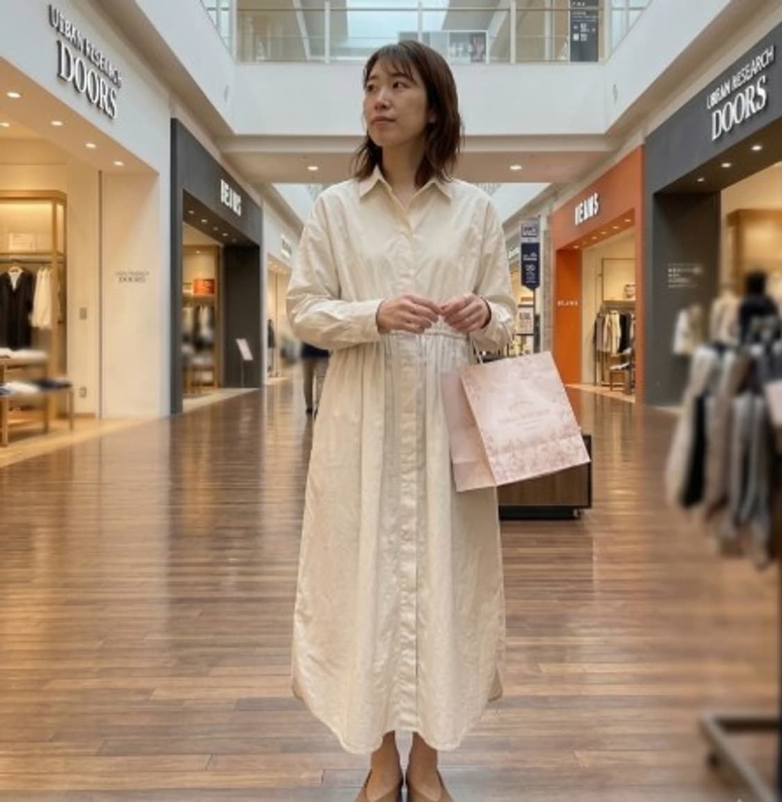 어반리서치 미니멀 셔츠원피스 상품이미지1