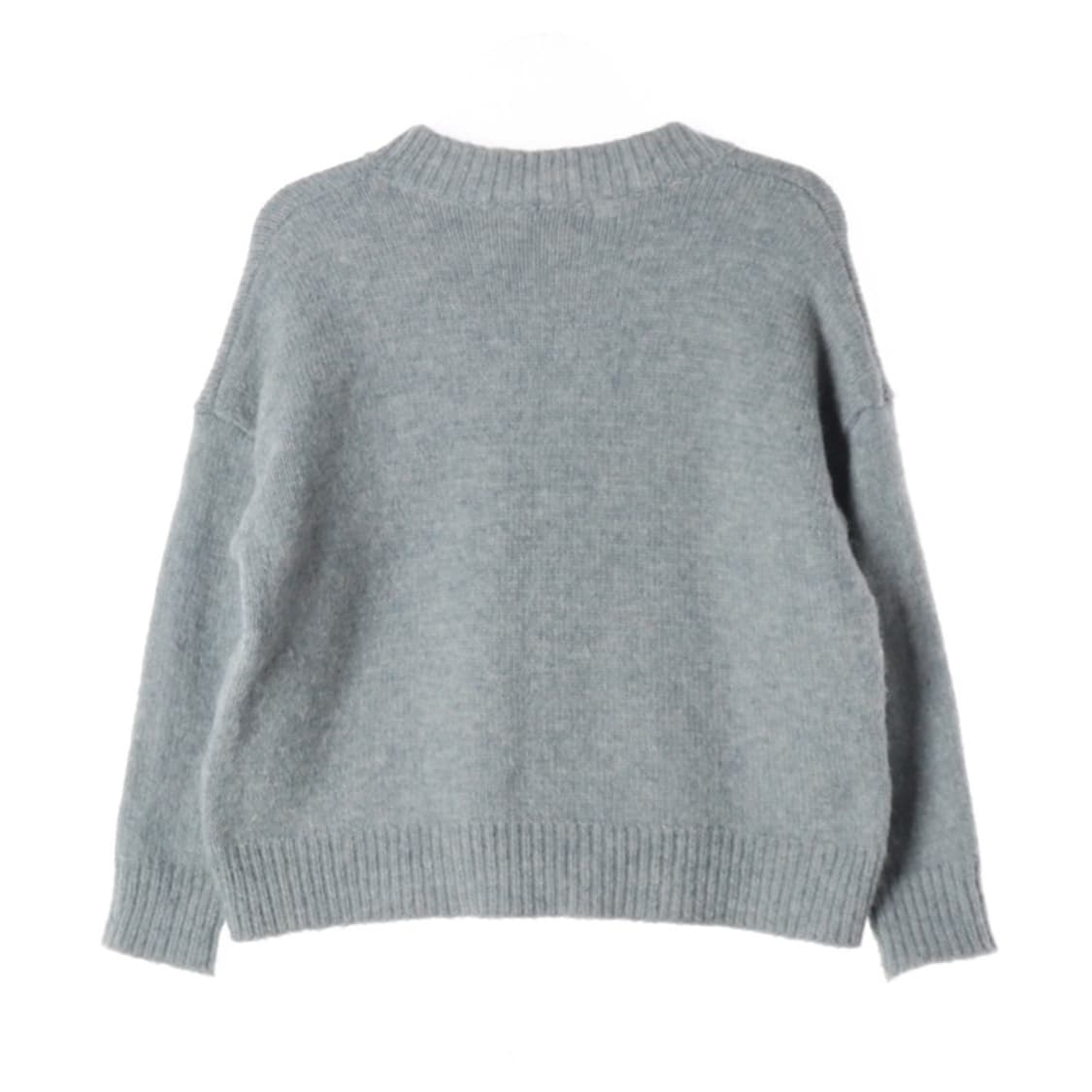 마리끌레르 스카이블루 레터링 니트 F 상품이미지2