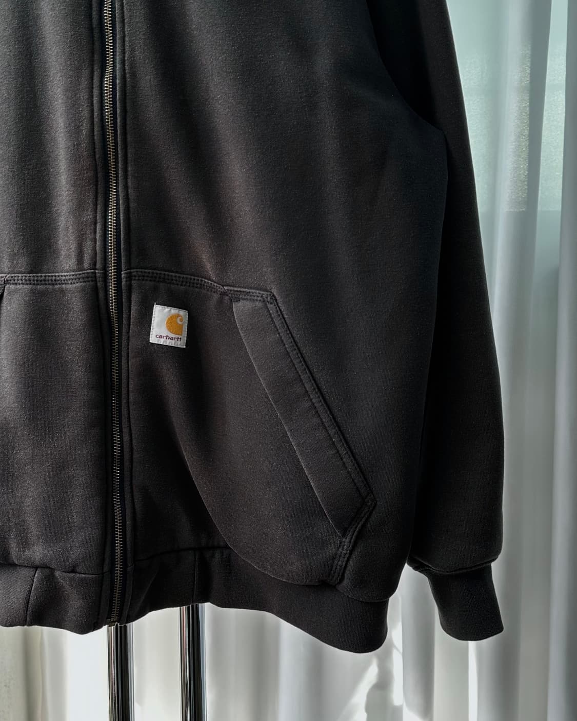 [L]칼하트 써멀 레인디펜더 블랙 후드집업 상품이미지5