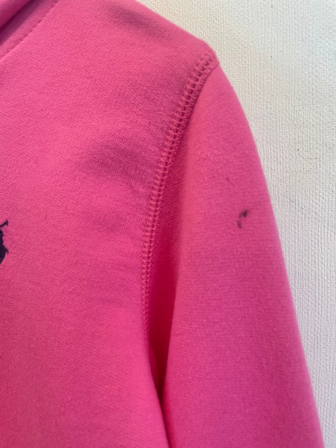 폴로랄프로렌 핑크 후드집업:) 폴로걸즈XL 후드집업 면100% 상품이미지3