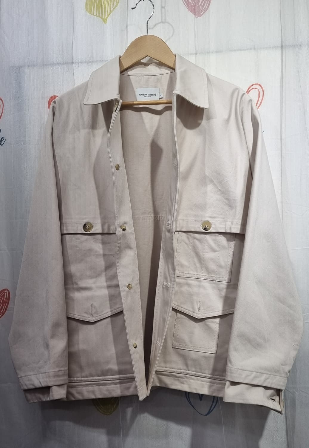 정품) 메종키츠네  코튼 자켓  상품이미지3