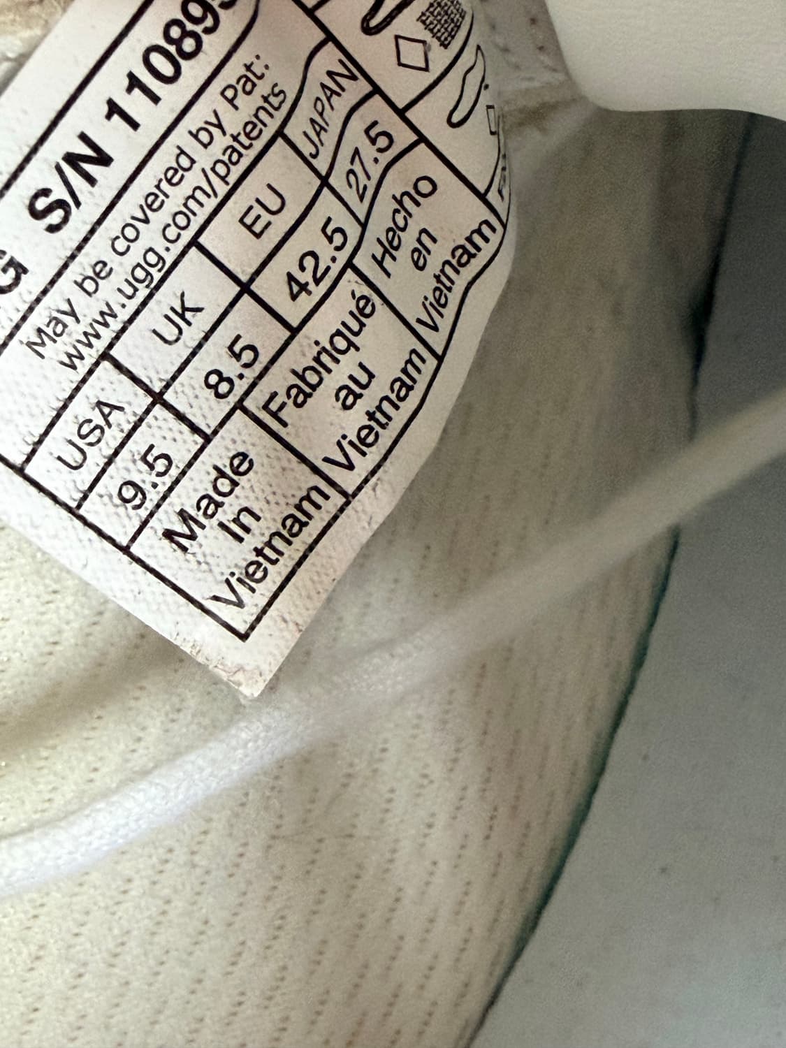 UGG 스니커즈 275mm 상품이미지6