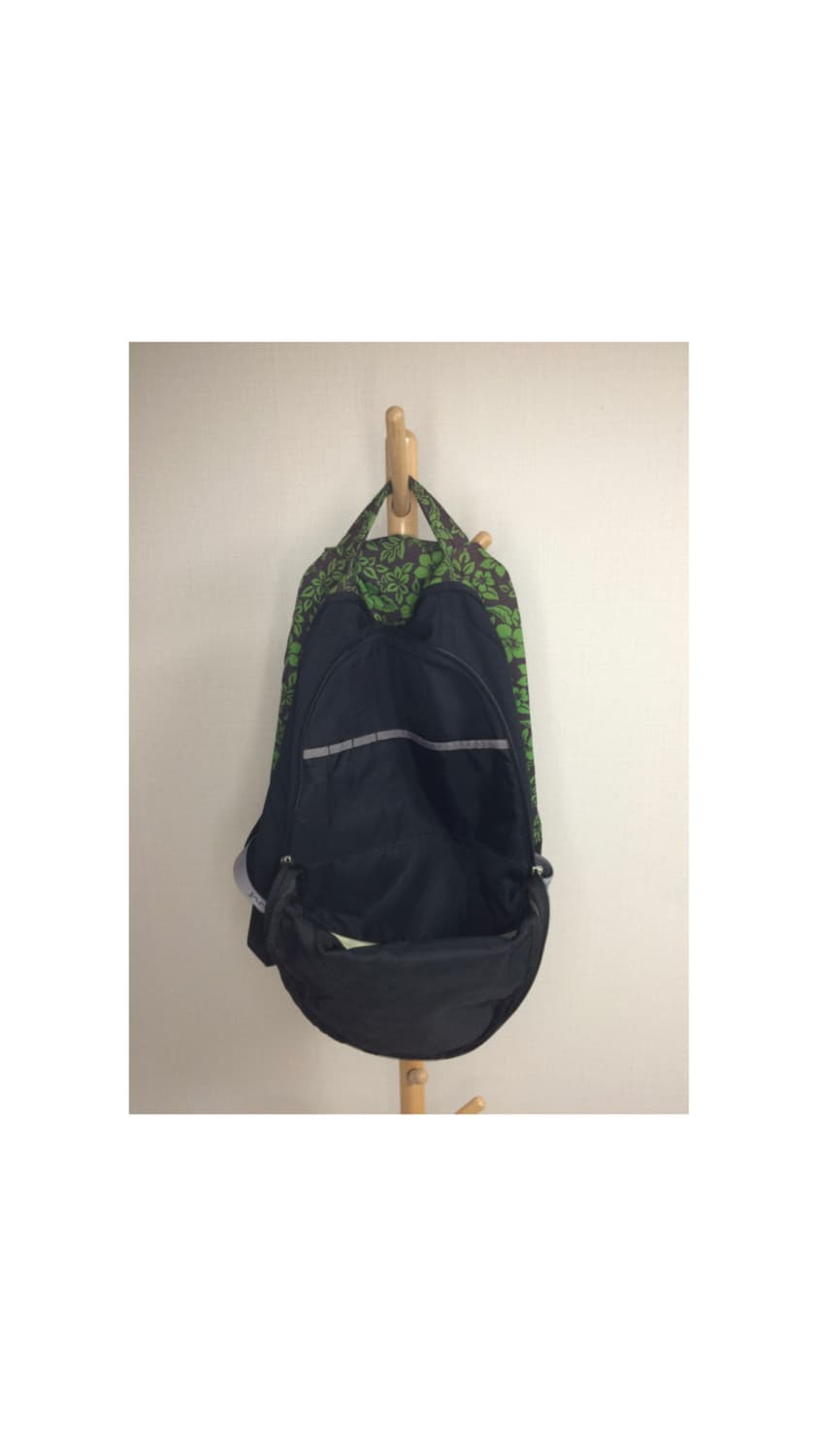 잔스포츠 90s 에스닉 플라워 그린 백팩 상품이미지4