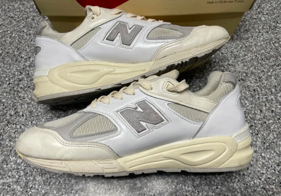 뉴발란스 990v2 MADE IN USA 사이즈 275 Sea-salt색 상품이미지3