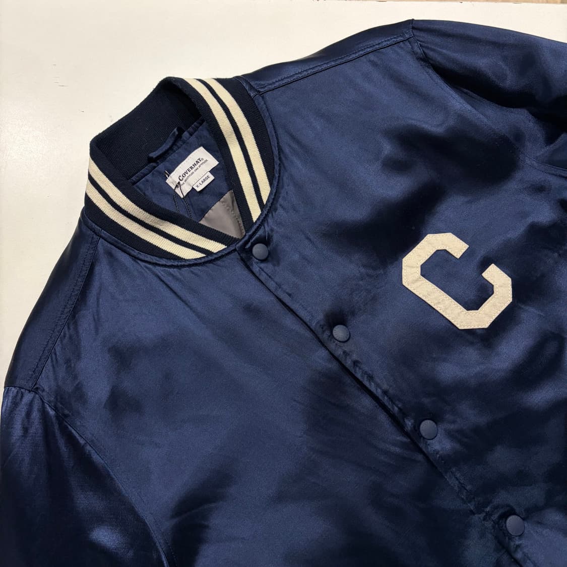 [XL] 16s 커버낫 폴리 스타디움 블루종 집업 자켓 C232 상품이미지3