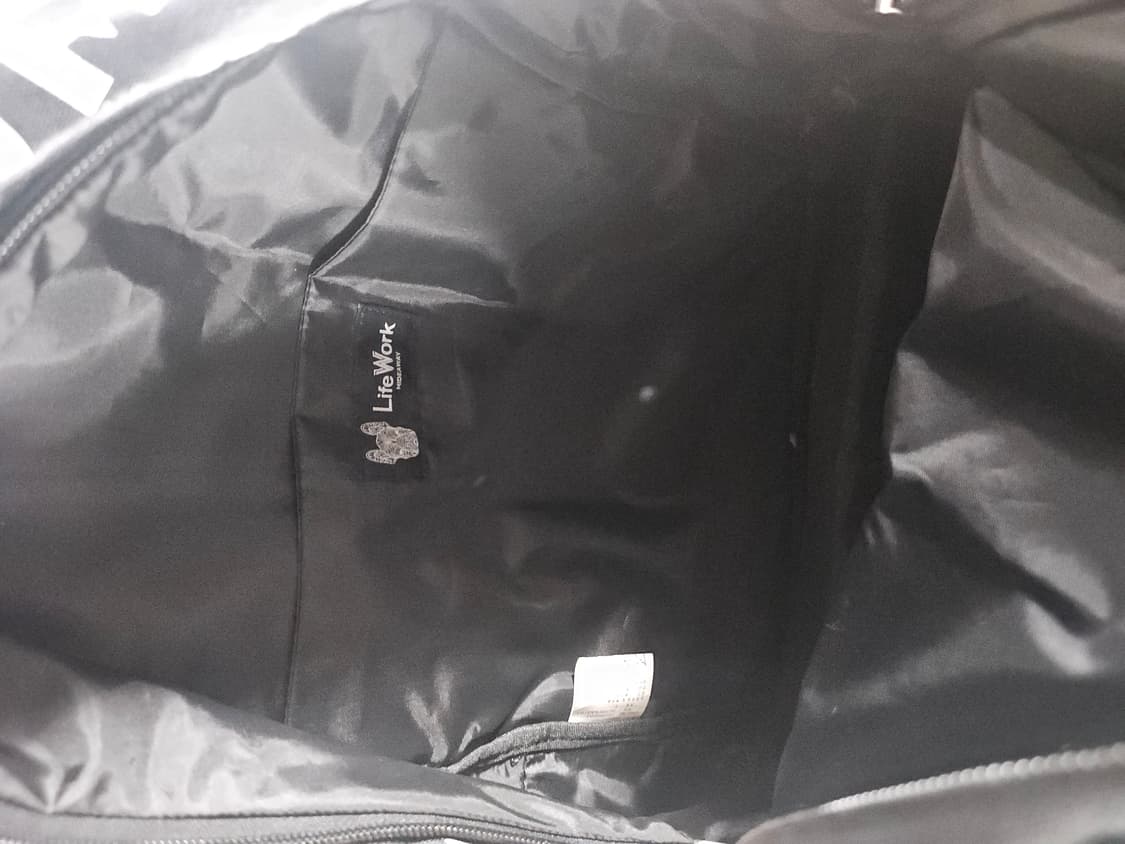 라이프워크 라독 데일리  블랙 패턴 백팩 상품이미지8