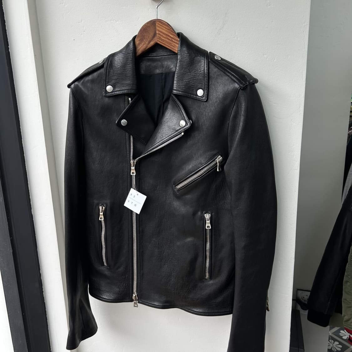 15908 - 발망 레더 라이더 자켓 상품이미지2