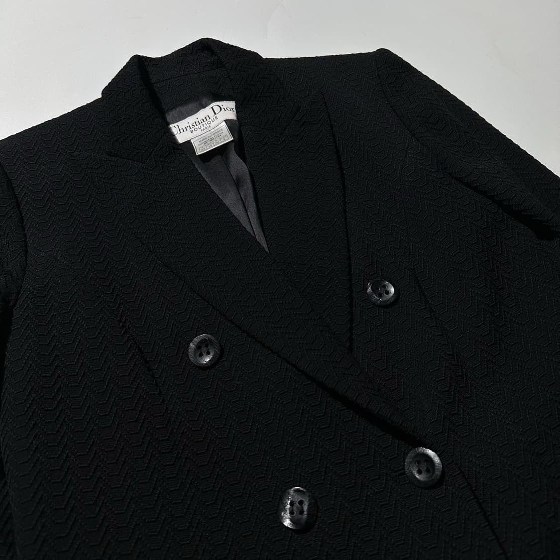 크리스챤 디올 부띠끄 바이 존 갈리아노 자카드 더블 블레이저 자켓 상품이미지4