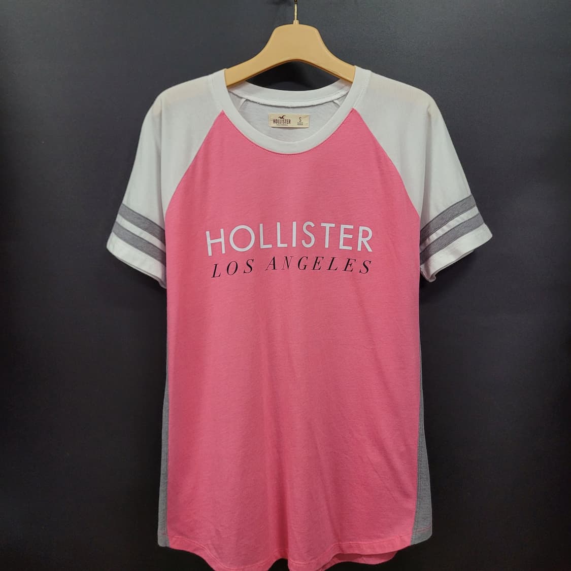 HOLLISTER 홀리스터 딸기우유 핑크 셔츠 상품이미지6