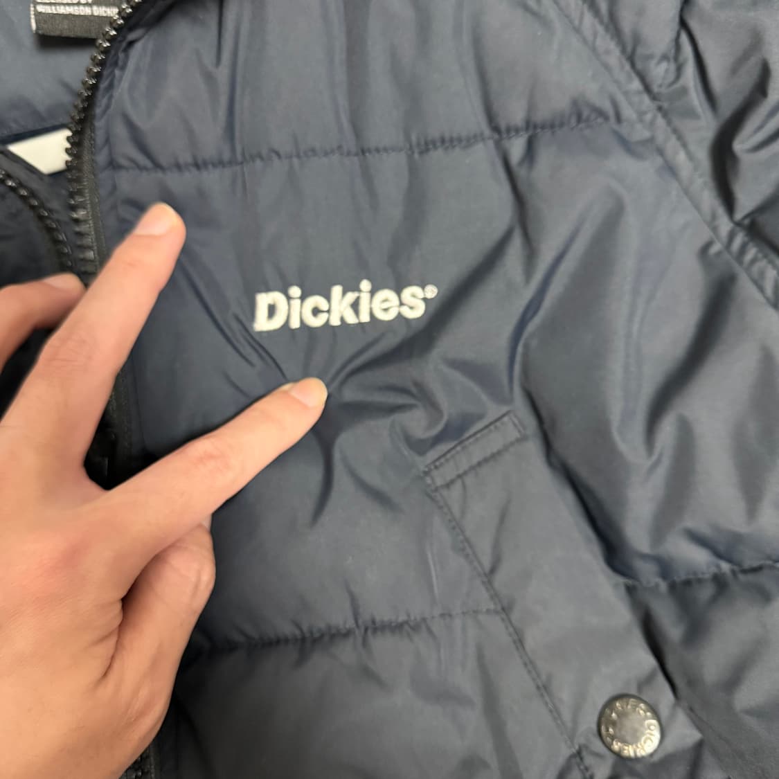 디키즈 롱패딩 네이비 M 상품이미지3