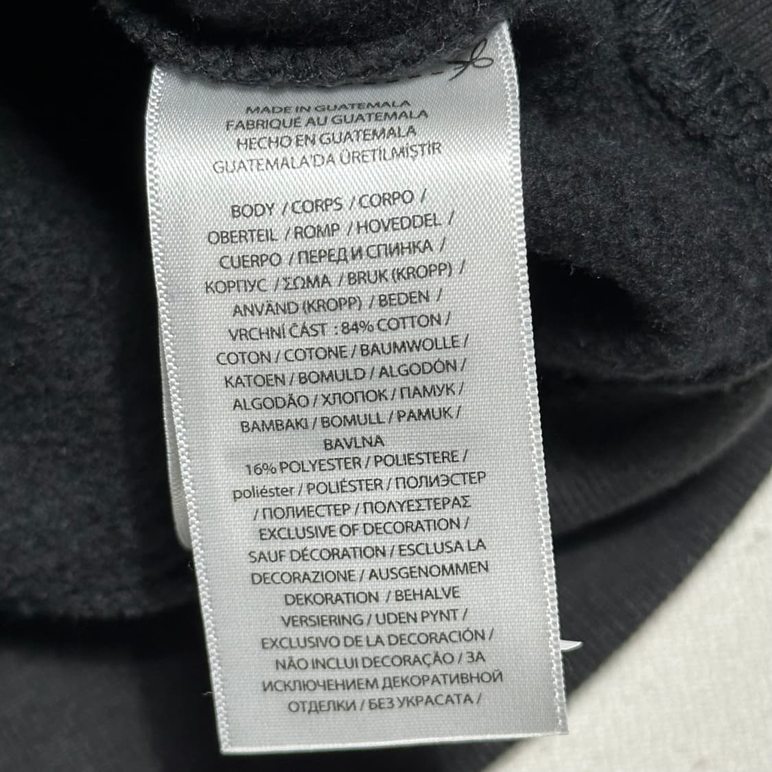 L 폴로랄프로렌 블랙 기모 후드티 상품이미지5