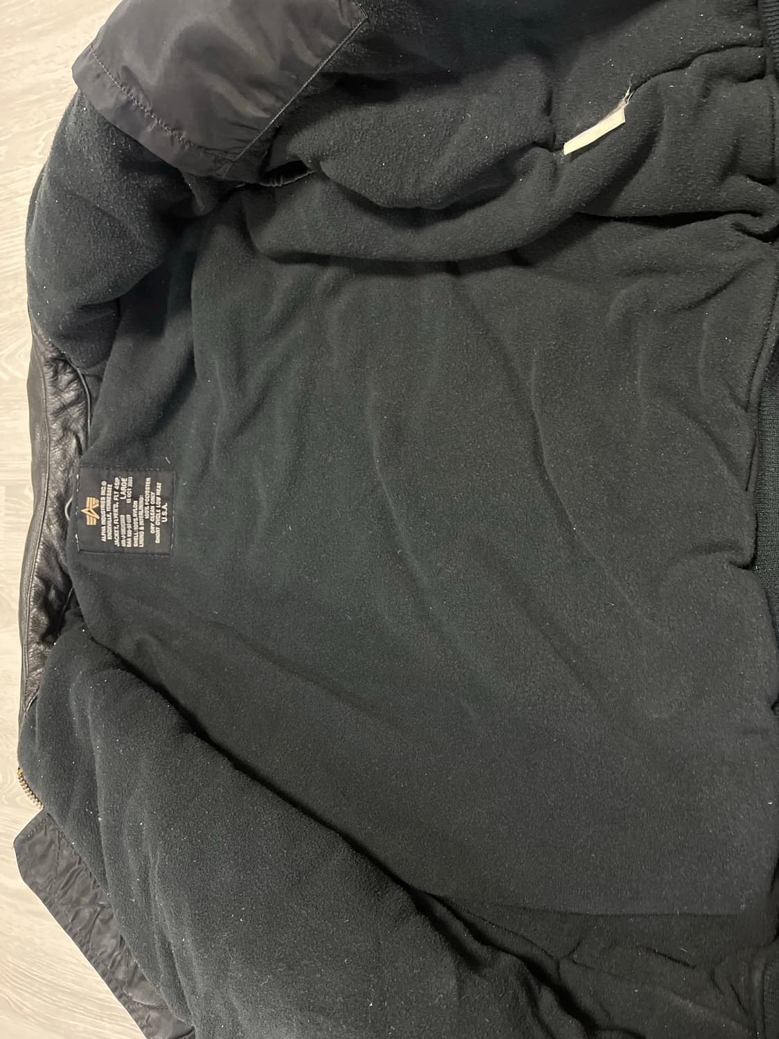 알파인더스트리 CWU 항공점퍼 XL 상품이미지9