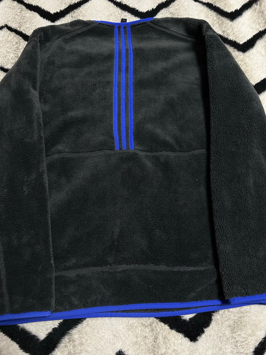 [2XL]아디다스 플리스 맨투맨/짙은그레이블루 상품이미지5