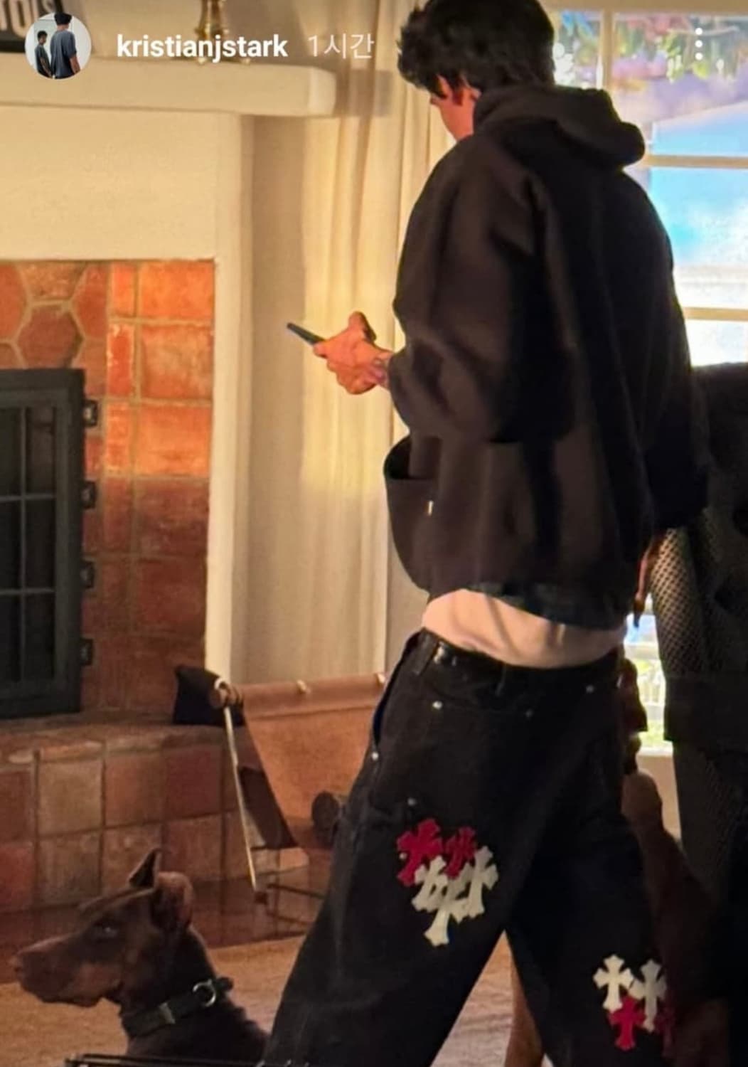 90s 빈티지 러셀 후드티 블랙 상품이미지2