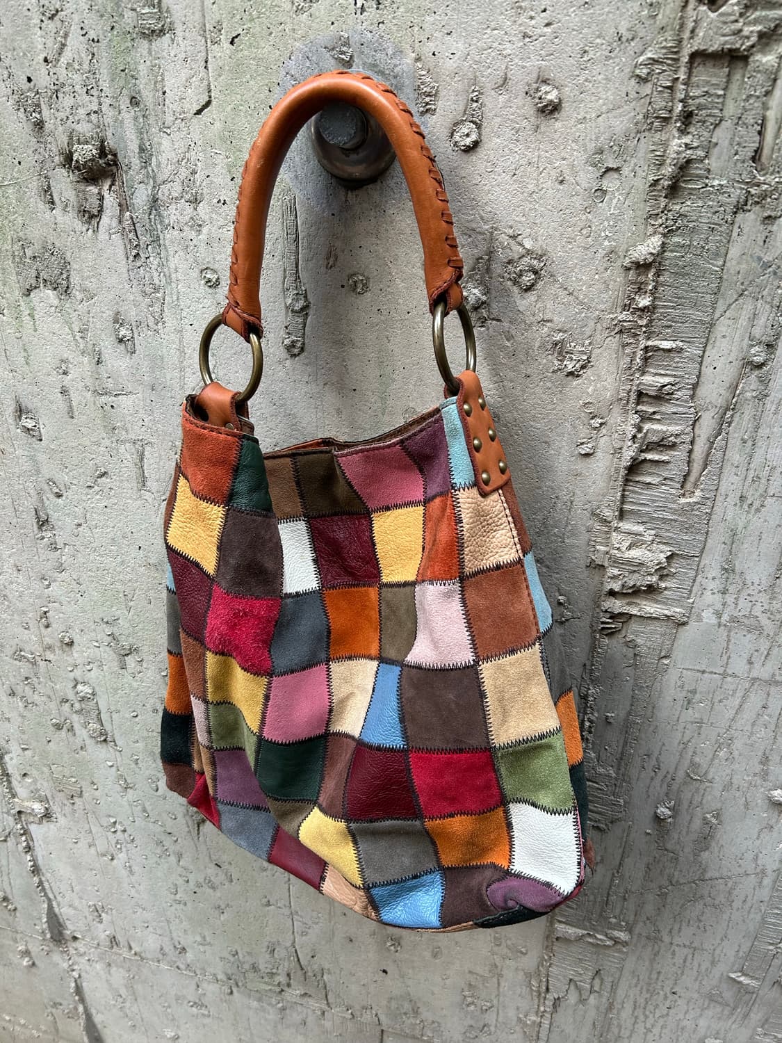 leather patch bag 상품이미지5